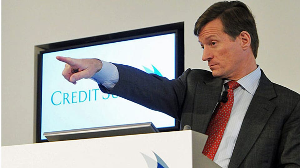 Credit Suisse-CEO Brady Dougan an der Jahresmeidenkonferenz.
