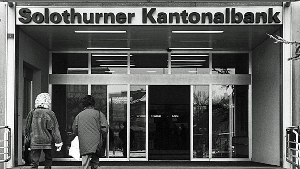 Die Solothurner Kantonalbank wurde in den 1990er-Jahren ein Opfer der damaligen Immobilienkrise.