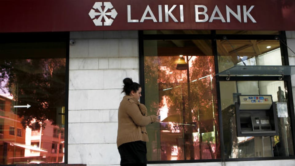 Auch die Zyprischen Bankkunden müssen sich an der Rettung Zyperns beteiligen.