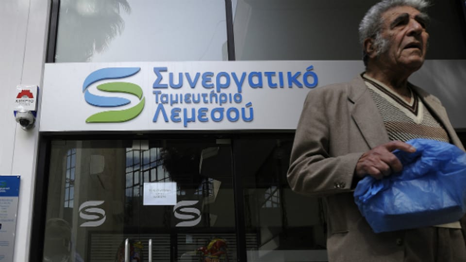 Kein Geld am Automat: Geschlossene Banken auf Zypern