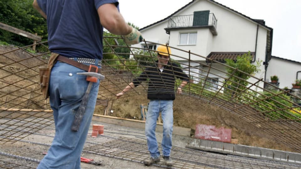 Das Schweizer Baugewerbe floriert.
