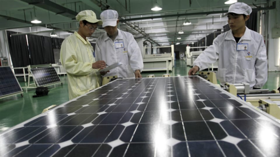 Ein Ärgernis für die EU: billige Solarmodule aus China.