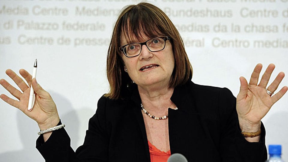 Finma-Präsidentin Anne Heritier Lachat; sie gilt als fachlich zwar hoch kompetent, aber führungsschwach.