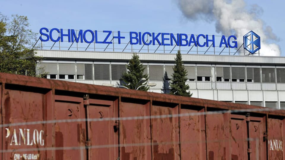 Das Stahlgeschäft verläuft meist in Zyklen. Logo der Firma Schmolz + Bickenbach.