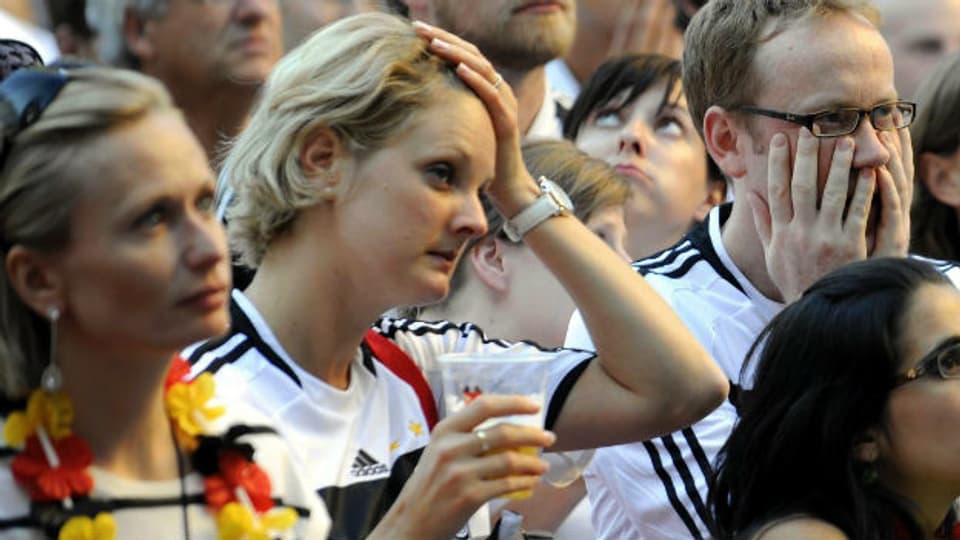 Enttäuschte Deutsche Expats in Zürich während der WM 2010