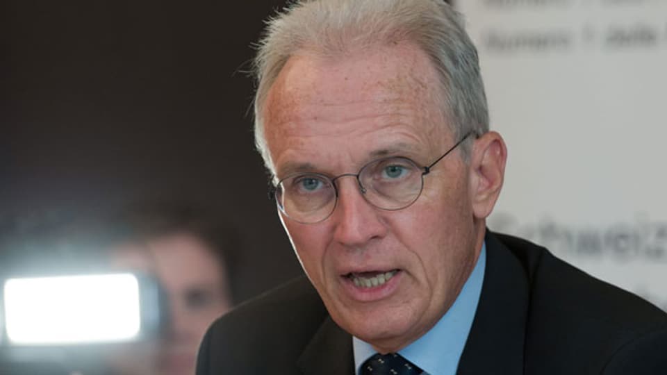 Hans-Ulrich Bigler, Direktor Schweizerischer Gewerbeverband (SGV) am, 22. Oktober 2013 in Bern.