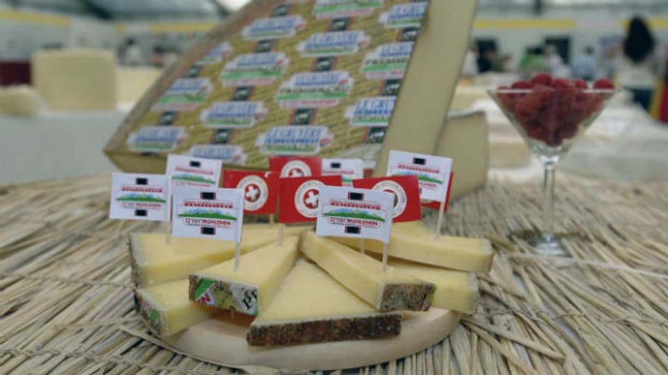 Käse aus dem Emental kommt an in London.