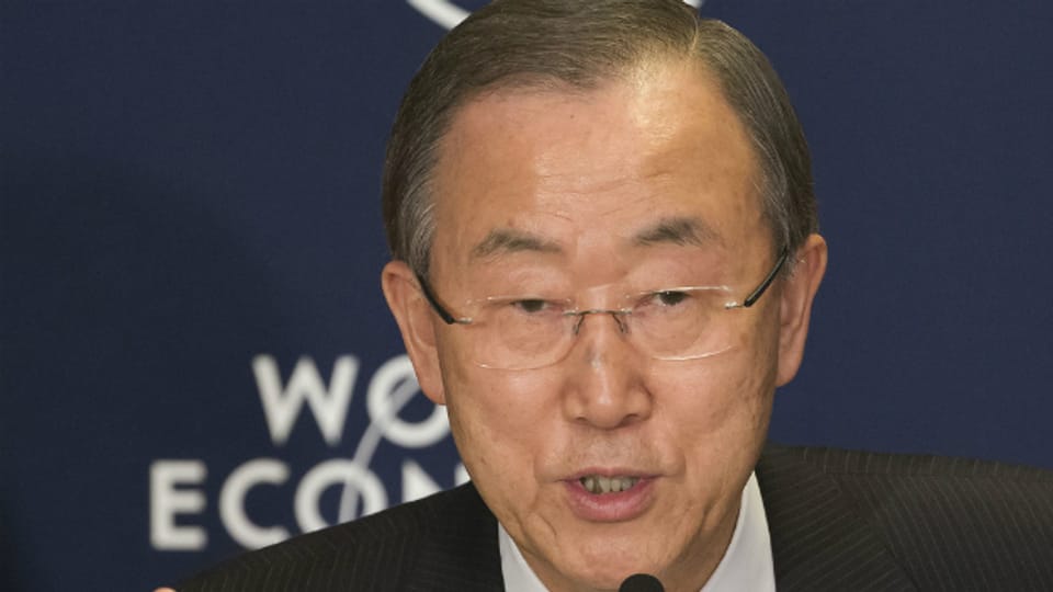 UN-Generalsekretär Ban Ki Moon zum Klimawandel
