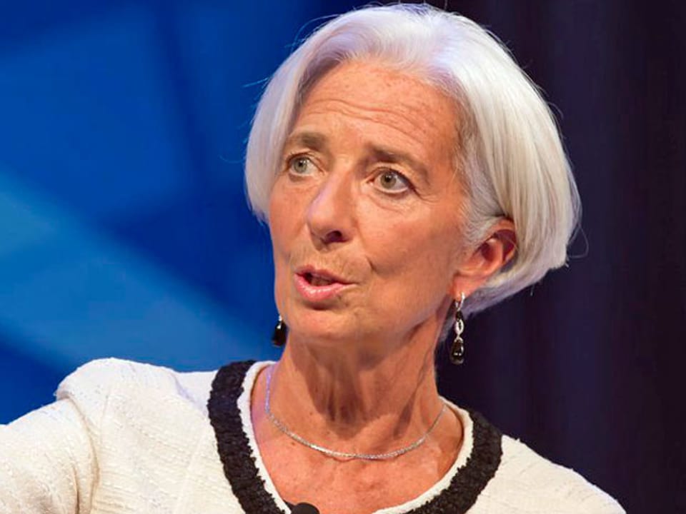 Christine Lagarde, geschäftsführende Direktorin des Internationalen Währungsfonds.