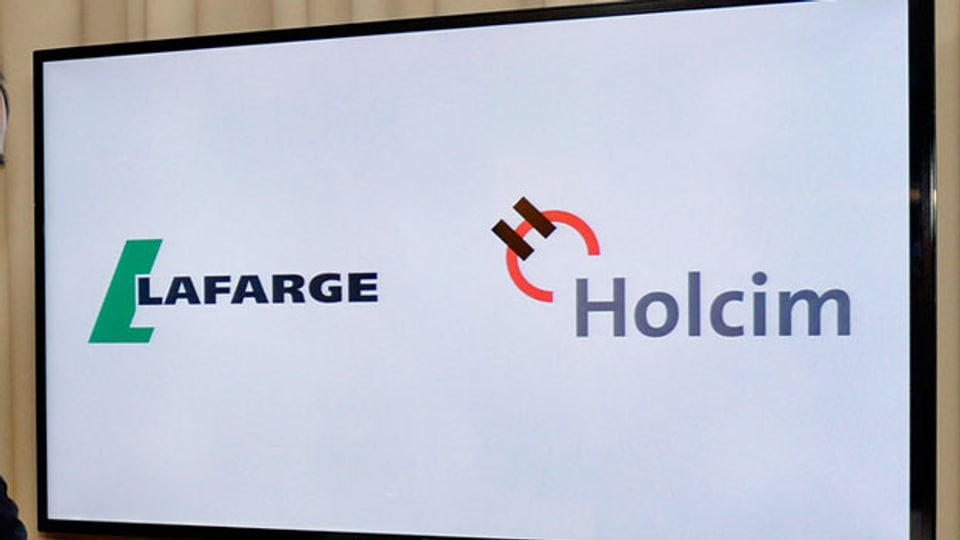 Fusion von Holcim und Lafarge, am Montag, 7. April 2014, in Zürich.