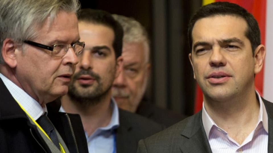 Griechenlands Premier Tsipras am EU-Gipfel in Brüssel.