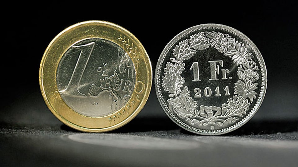 Der Franken stärkelt - wie lange noch, hängt auch von der Europäischen Zentralbank ab.