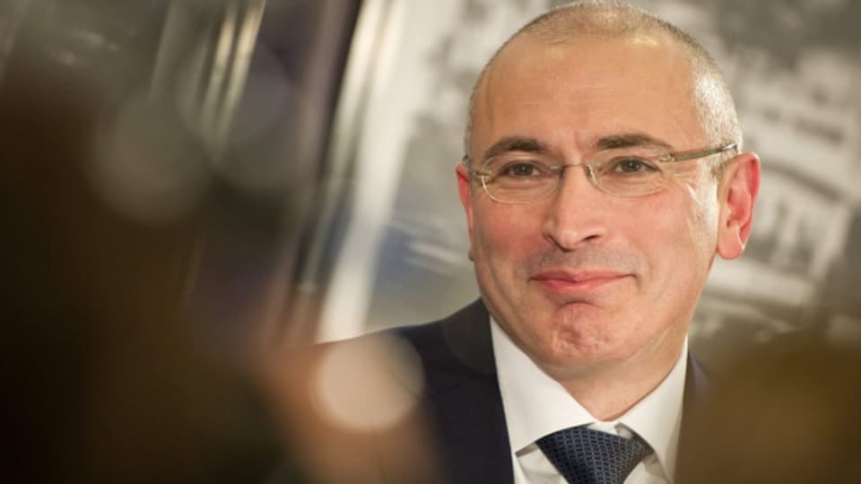 Michail Chodorkowski war Überraschungsgast am SEF. Kameras waren während seines Auftrittes aber nicht erlaubt.
