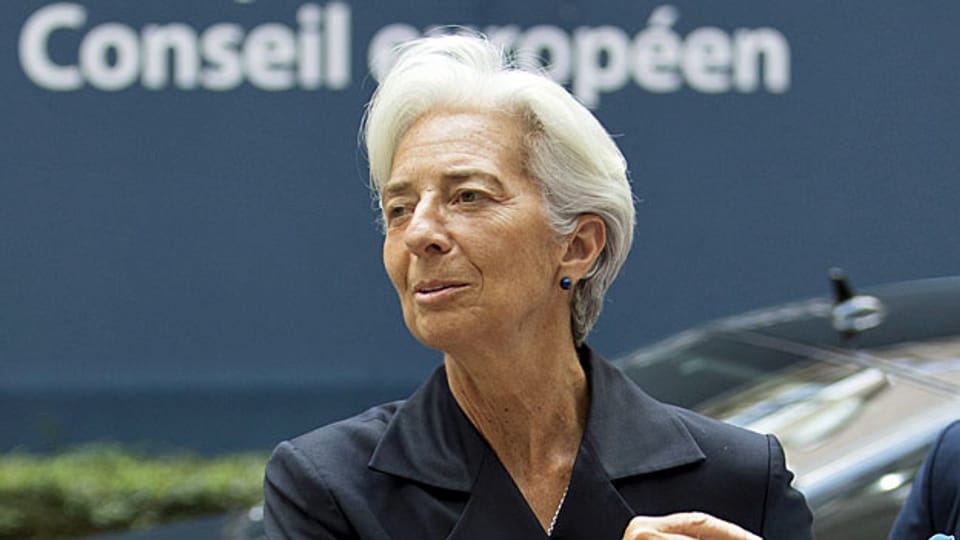 IWF-Chefin Christine Lagarde in Brüssel. Könnte der IWF ein Interesse haben an einer dauerhaften Verschuldung Griechenlands?