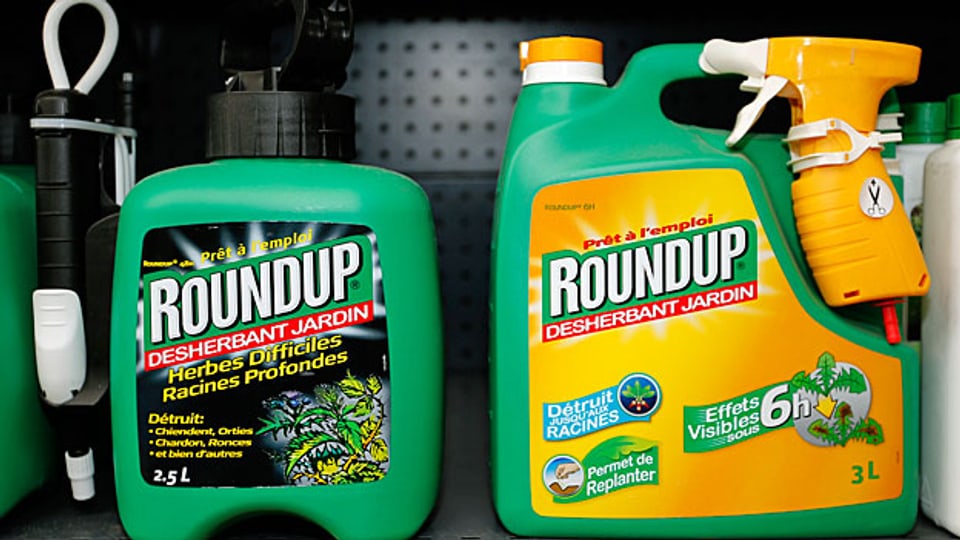 Das Produkt «Roundup» von Monsanto ist der wahrscheinlich bekannteste Unkrautvertilger mit dem Wirkstoff Glyphosat.
