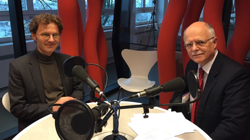 Gewerkschaftsbund-Chefökonom Daniel Lampart (links) und Prof. Dr. em. Martin Janssen (rechts).