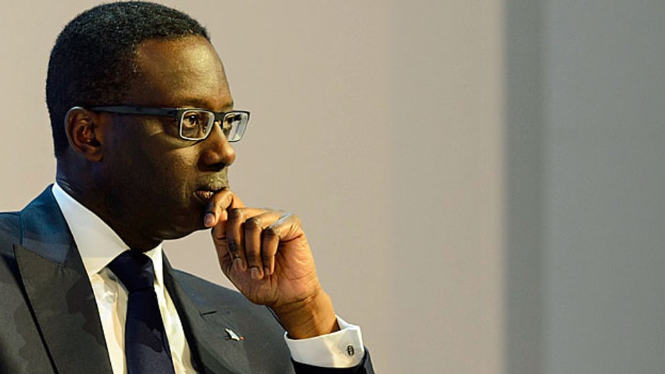 Laut eigenen Angaben hat die Credit Suisse den weltweit grössten Dark Pool, die grösste handelsinterne Börsenplattform. Bild: CS-Chef Tidjane Thiam.