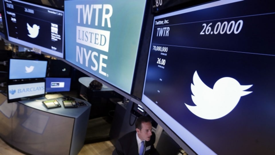 Da herrschte noch Euphorie: Twitter-Börsengang im November 2013