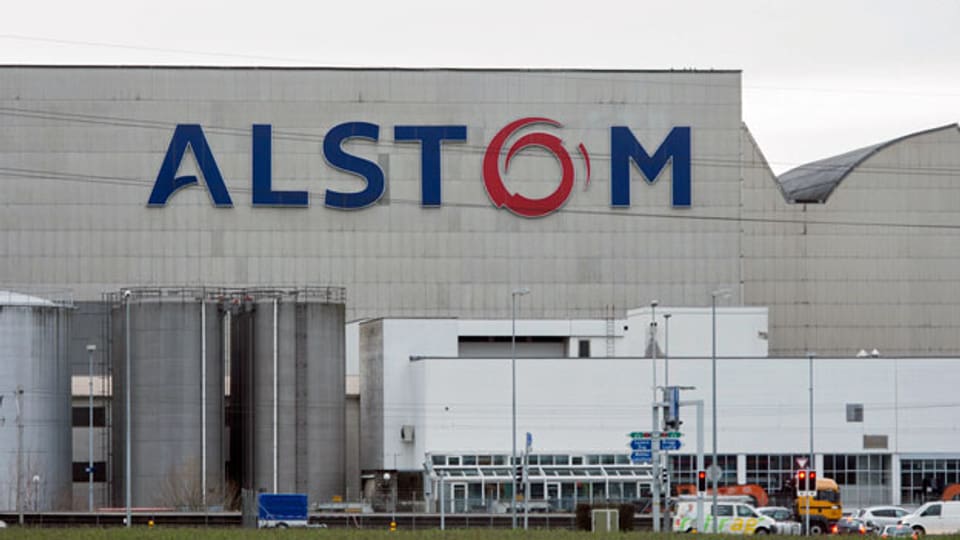 Die Fabrik der Alstom in Birr im Kanton Aargau.