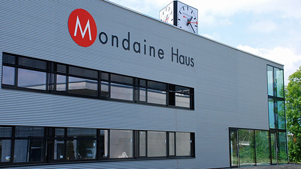Die neue «Mondaine»-Fabrik in Biberist im Kanton Solothurn.