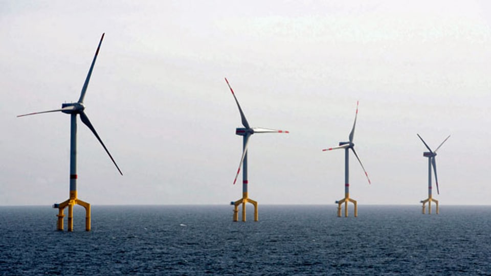 Die Windenergie-Anlagen der ABB in der Nordsee produzieren Strom für eine Million Haushalte.