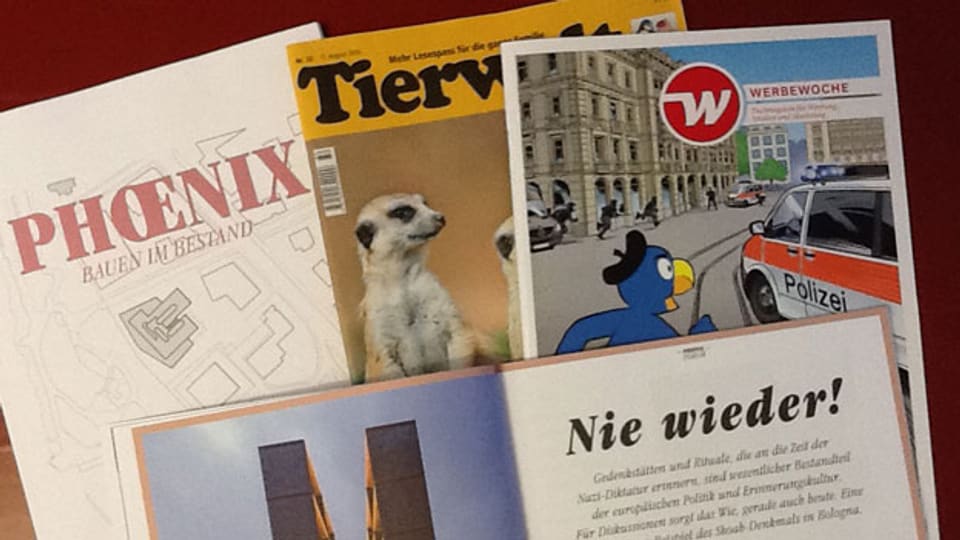 Alte und neue Schweizer Fachzeitschriften.