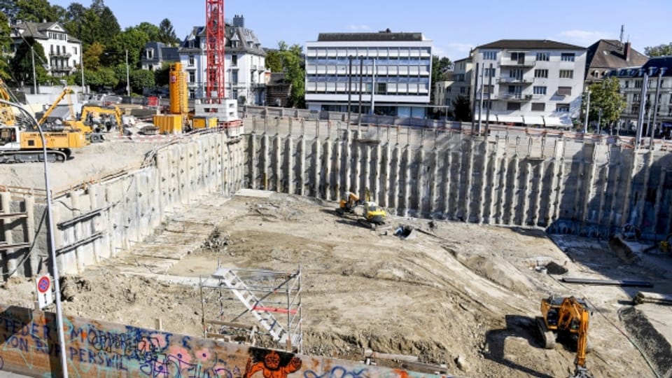 Baustelle in Zürich: Zugang für Bauarbeiter bald nur noch mit Badge?