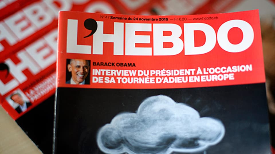 Nach gut 35 Jahren die letzte Ausgabe: Das Westschweizer Wochenmagazin l'Hébdo wird eingestellt .