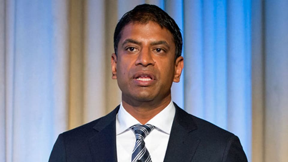 Vasant Narasimhan ist ab 1. Februar 2018 neuer Chef des Novartis-Konzerns.