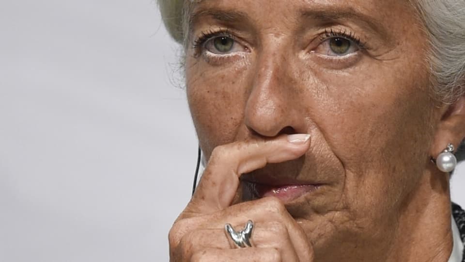 IWF-Chefin Christine Lagarde ist besorgt über den internationalen Handelsstreit.