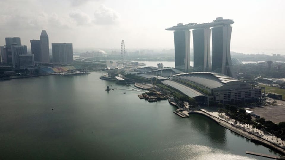 Ansicht von Singapur.
