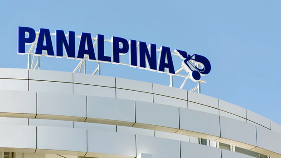 Panalpina-Logo am Hauptsitz in Basel.