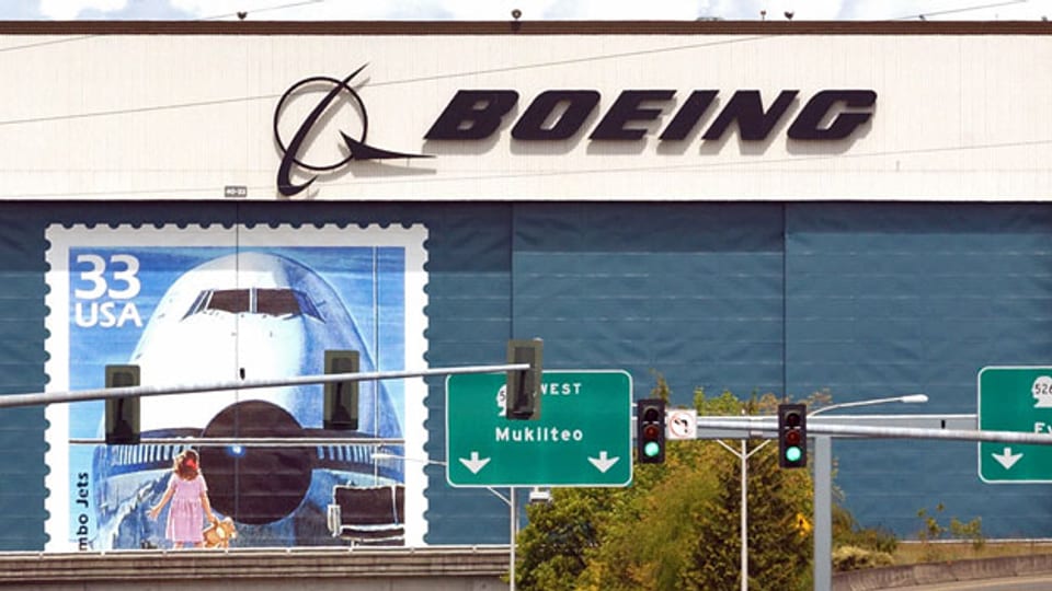 Boeing-Werk in Everett im US-Bundesstaat Washington.