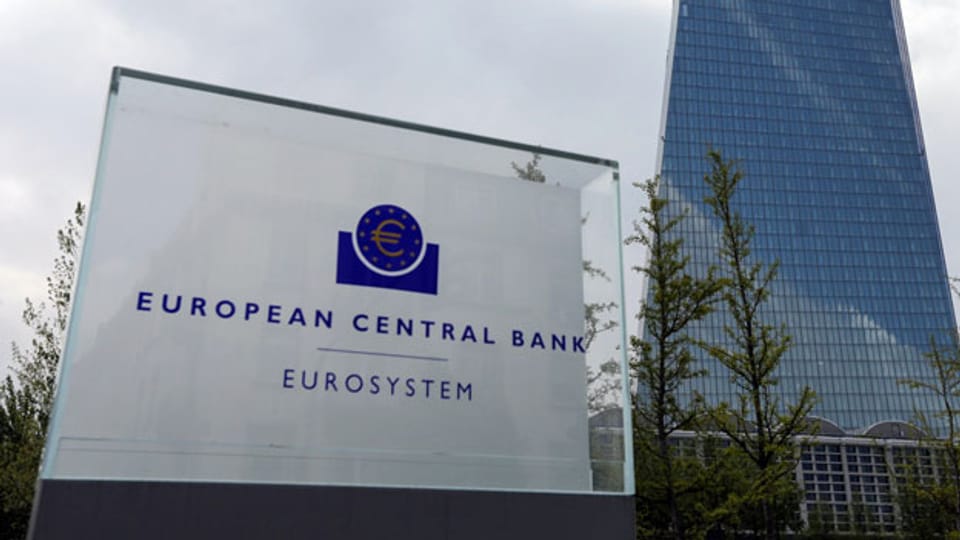Die Europäische Zentralbank (EZB) in Frankfurt am Main.