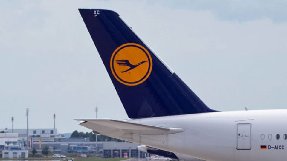Das Logo der deutschen Lufthansa.