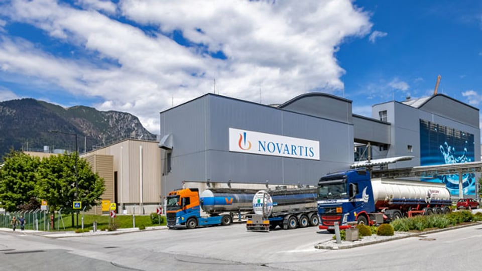 Das Firmengelände der Novartis in Kundl im Tirol.