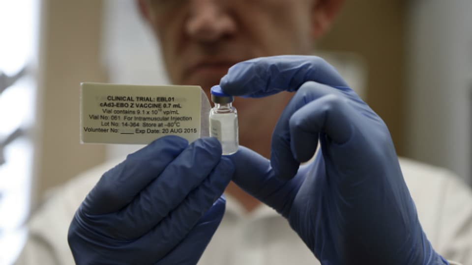 Einer von mehreren möglichen Impfstoffen gegen Ebola.