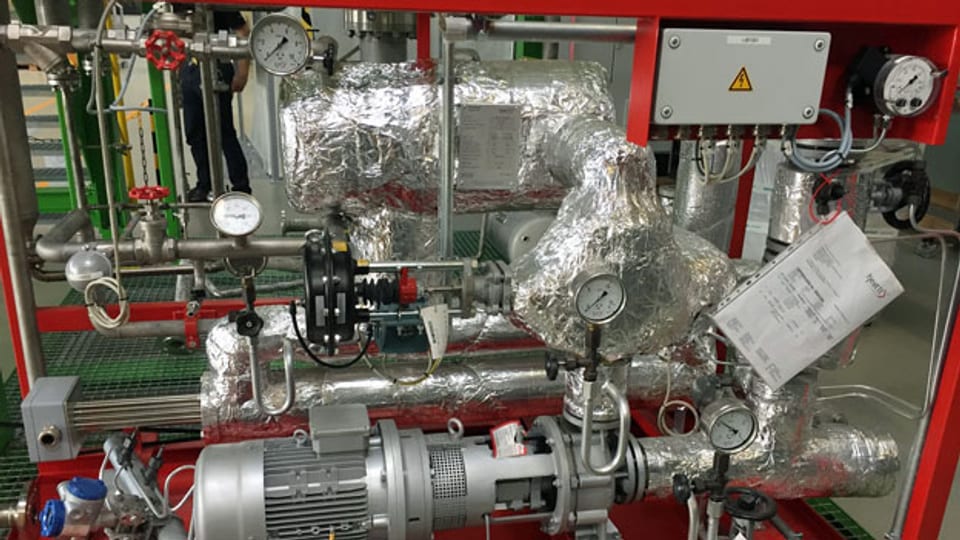 Im Paul Scherrer Institut in Villigen wird an einem Verfahren geforscht, Strom in Gas umzuwandeln.