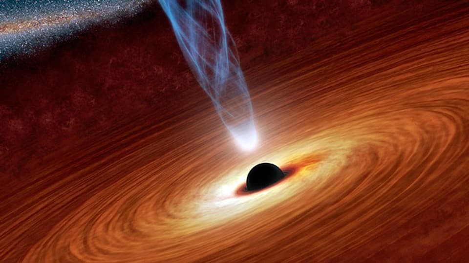 Im Innern eines Schwarzen Lochs verschmelzen Raum und Zeit – zu etwas, von dem niemand weiss, wie es aussehen könnte.