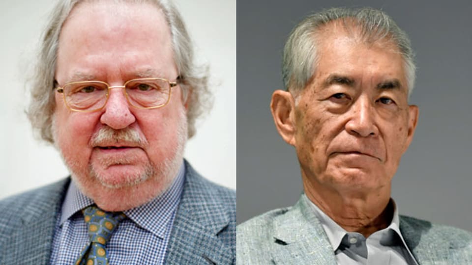 Der US-Amerikaner James P. Allison (li.)und der Japaner Tasuku Honjo.