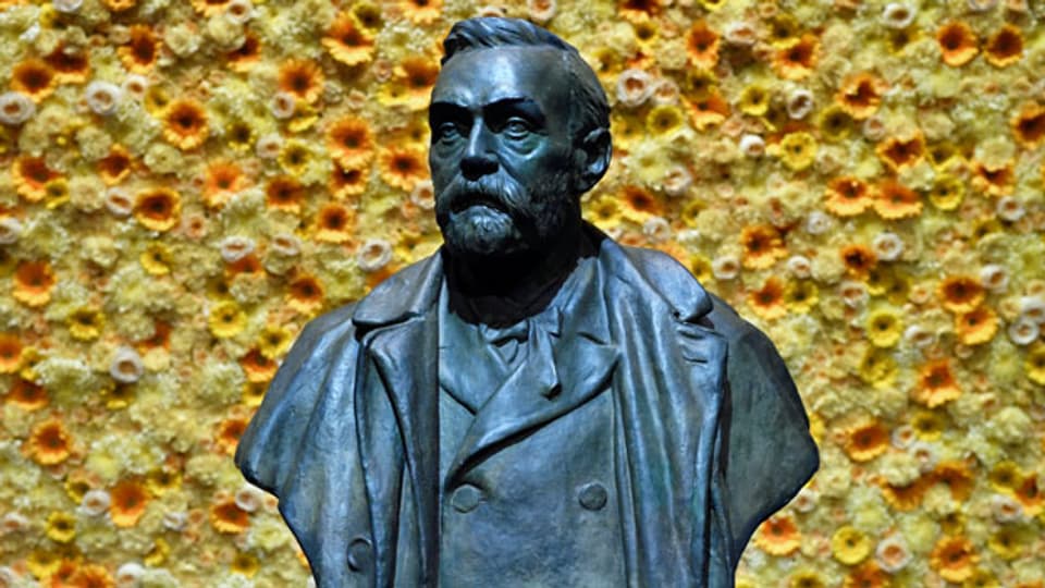 Büste des Nobelpreis-Gründers Alfred Nobel.
