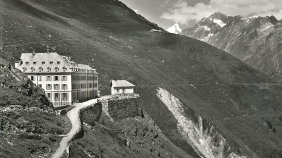 Hotel Jungfrau am Eggishorn (VS) um 1900 - nach dem zweiten Ausbau.