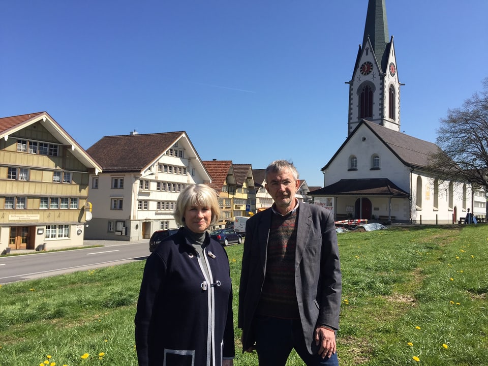 Marianne Kleiner und Hanspeter Spörri trauern der Landsgemeinde nach