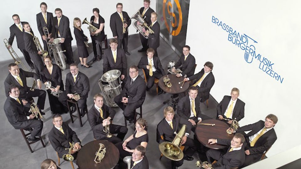 Die Siegerformation Brass Band Bürgermusik Luzern.