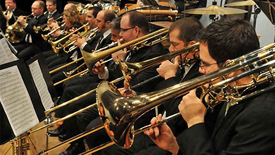 Blasorchester Oberland Thun BOOT unter der Leitung von Blaise Heritier 2010 in Spiez.