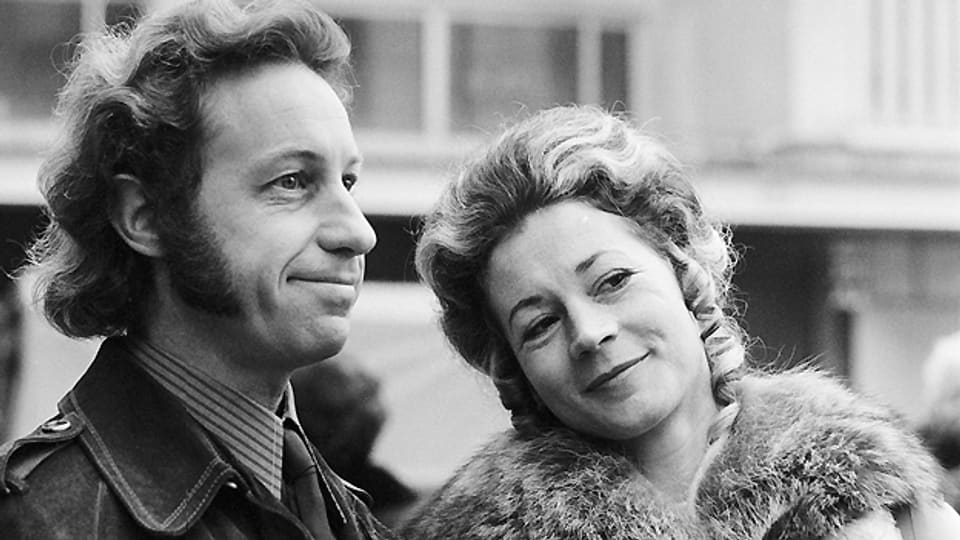 Das Schweizer Kabarettisten-Ehepaar Ceésar Keiser und Margrit Läubli, aufgenommen am 13. November 1971.