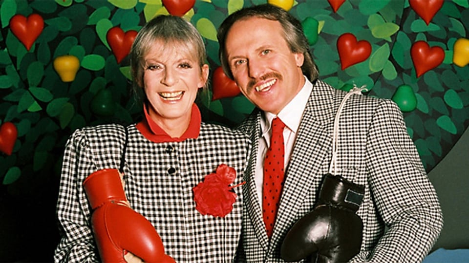 Ursula Schäppi und Walter Andreas Müller 1993 als Ehepaar Chifler in der Sendung «Traumpaar».