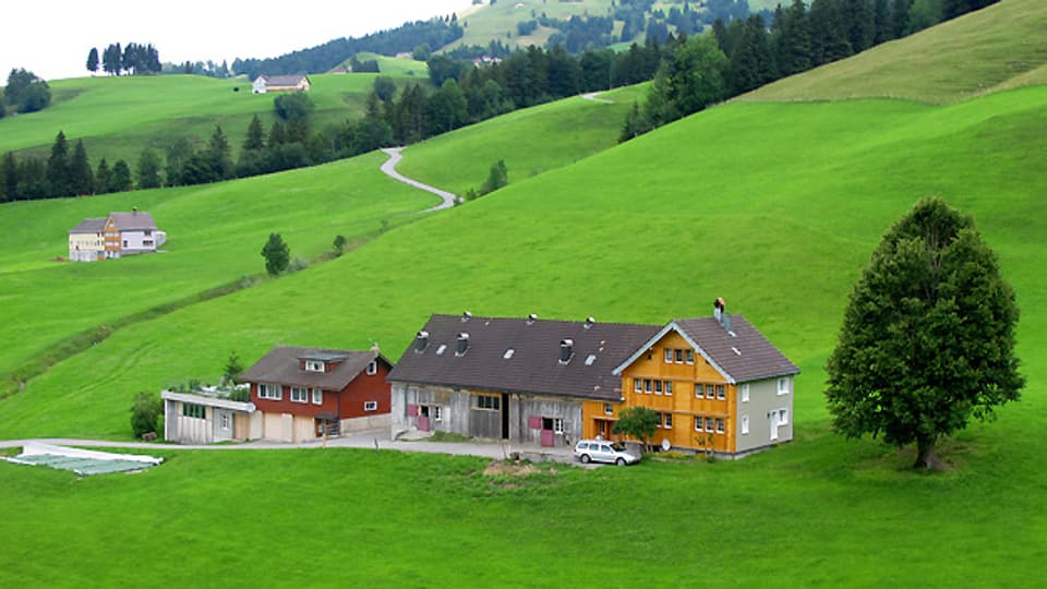 So typisch Landschaft und Häuser im Kanton Appenzell, so typisch ist auch der Appenzeller Dialekt. Das Gleiche gilt für den Kanton Uri.