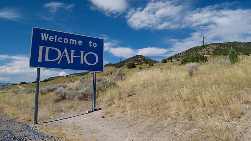 Idaho: Der zweitletzte amerikanische Bundesstaat durch den der Oregon-Trail führt.