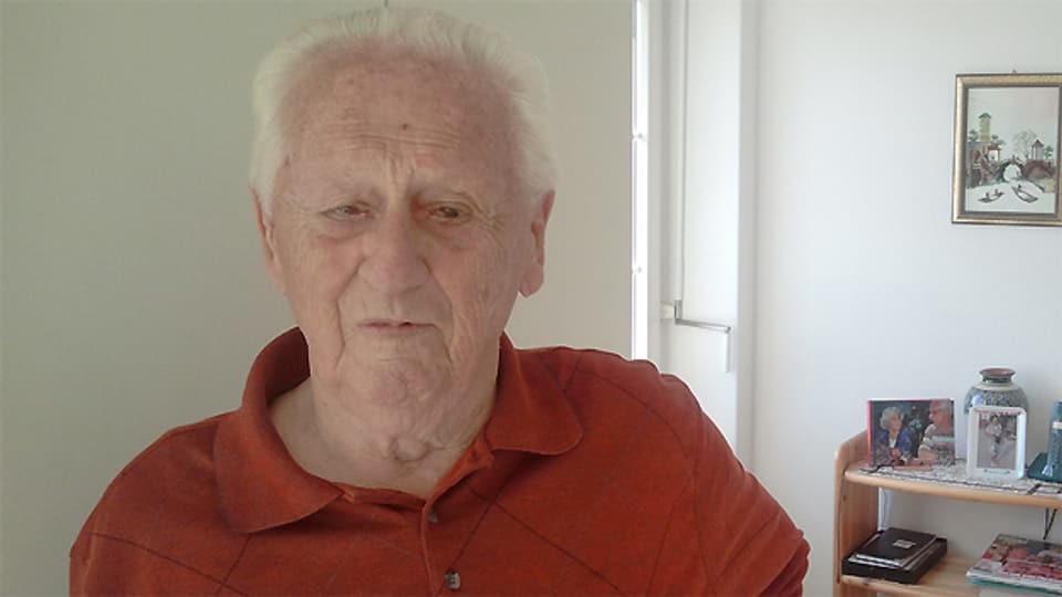 Der 88-jährige Hans Steffen lebt heute in der Hauserstiftung in Zürich.